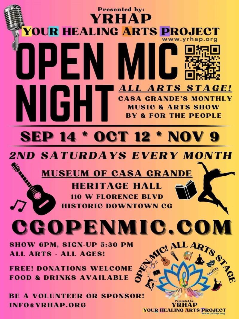 Open Mic All-Arts Showcase! Music & More