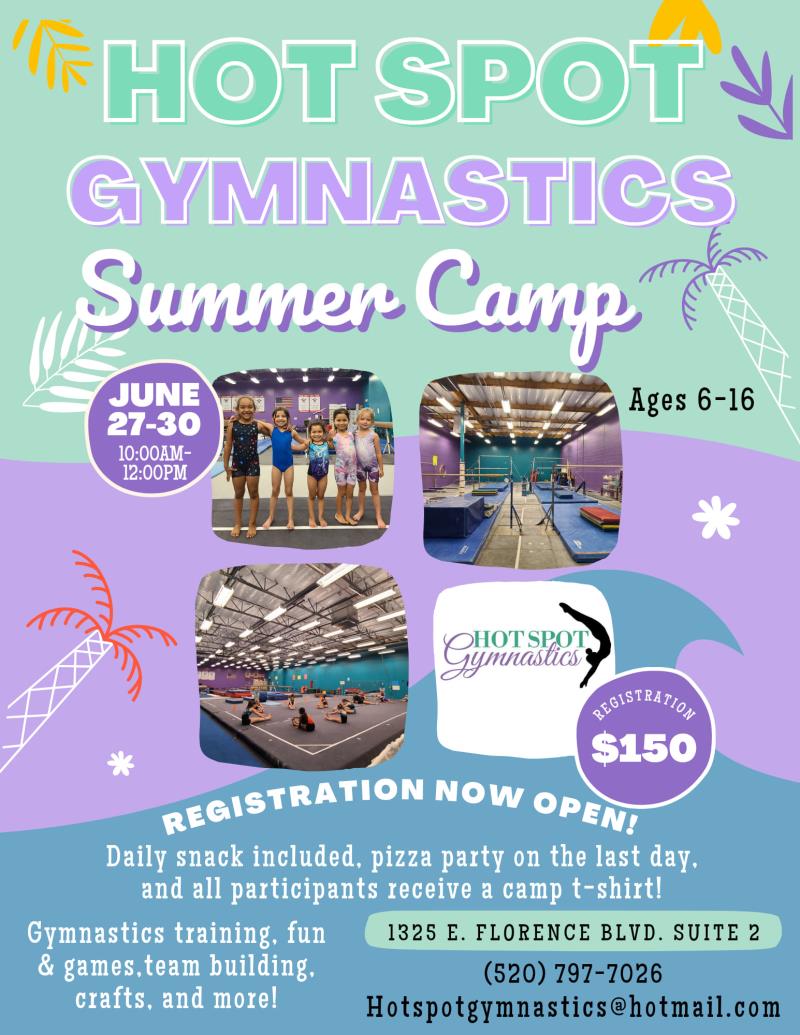 Gymnastics Summer Camp - through 6/30