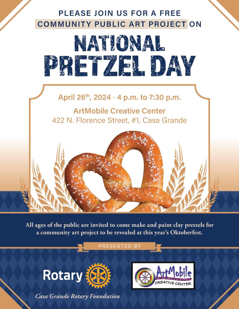 National Pretzel Day - Art Event